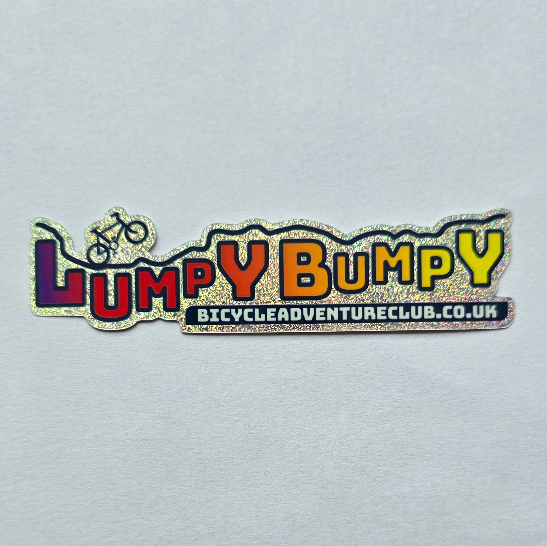 Lumpy Bumpy Glitter Sticker