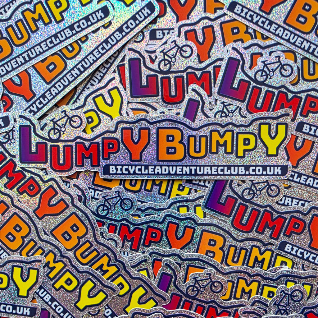 Lumpy Bumpy Glitter Sticker