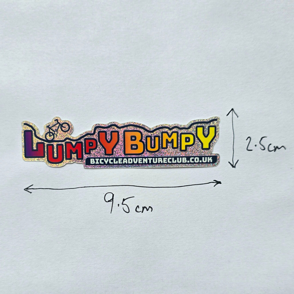 Lumpy Bumpy Glitter Sticker