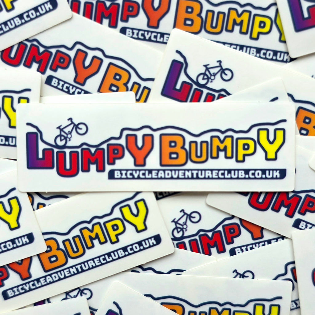 Lumpy Bumpy Clear Matt Vinyl Sticker