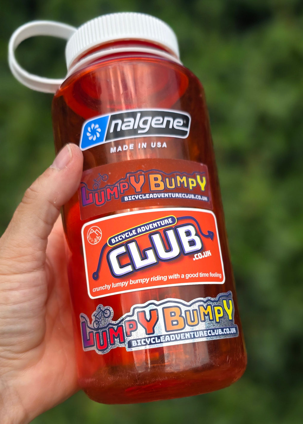 Lumpy Bumpy Clear Matt Vinyl Sticker